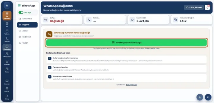 WhatsApp numaramı nasıl bağlarım?